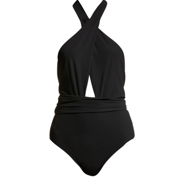 NWT $328 Tory Burch Wrap One-Piece Swimsuit in size XL! - Picture 2 of 6